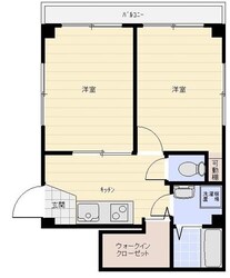 メゾンド１番館の物件間取画像